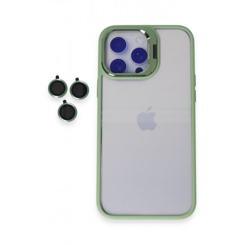 Joko iPhone 14 Pro Kılıf Roblox Lens Standlı Kapak - Yeşil