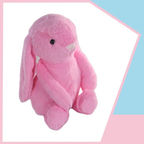 TAVŞAN UZUN KULAKLI PELUŞ UYKU ARKADAŞI 75 CM PEMBE