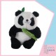 PANDA PELUŞ BAMBU UYKU ARKADAŞI 30 CM SİYAH - BEYAZ