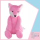 TİLKİ PELUŞ UYKU ARKADAŞI 34 CM PEMBE