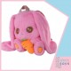 TAVŞAN PELUŞ ÇANTA 40 CM PEMBE