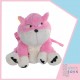 KIZGIN KEDİ SABRİYE PELUŞ ÇANTA 40 CM PEMBE