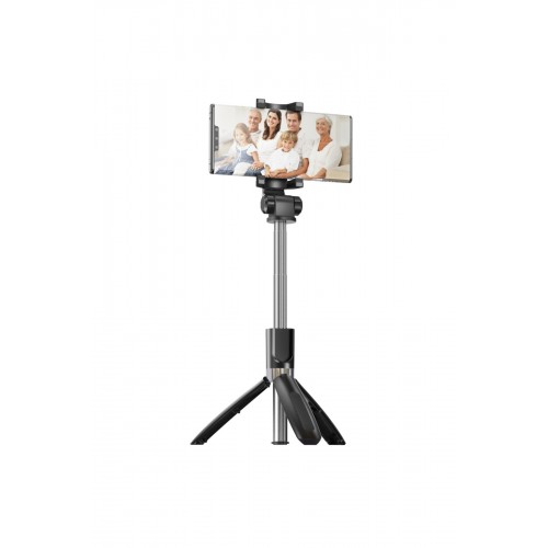 Yesido SF11 360 Derece Tripodlu 70cm Selfie Çubuğu - Siyah