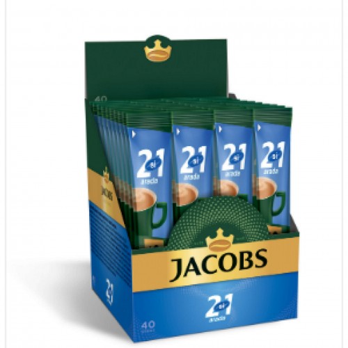 JACOBS - KAHVE 2 Sİ 1 ARADA (40 X 10,5 GR) JACOBS