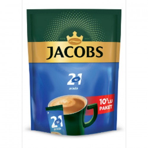 JACOBS - KAHVE 2 Sİ 1 ARADA (10 X 10,5 GR) JACOBS