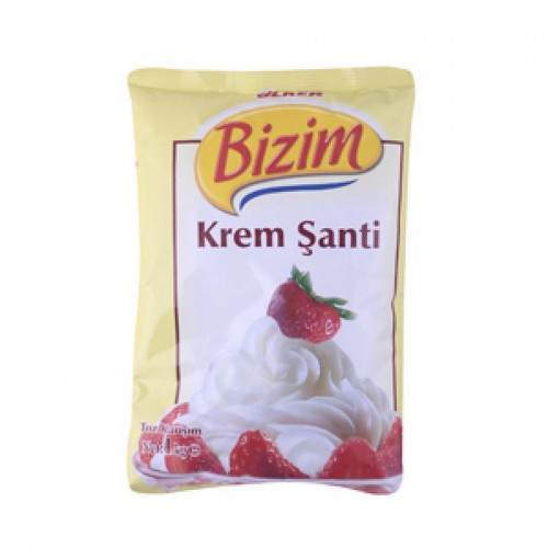 BİZİM MUTFAK - KREM ŞANTİ TOZ (1 X 1 KG) BİZİM