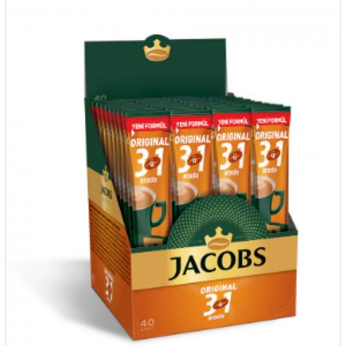 JACOBS - KAHVE 3 Ü 1 ARADA (40 X 16 GR) JACOBS