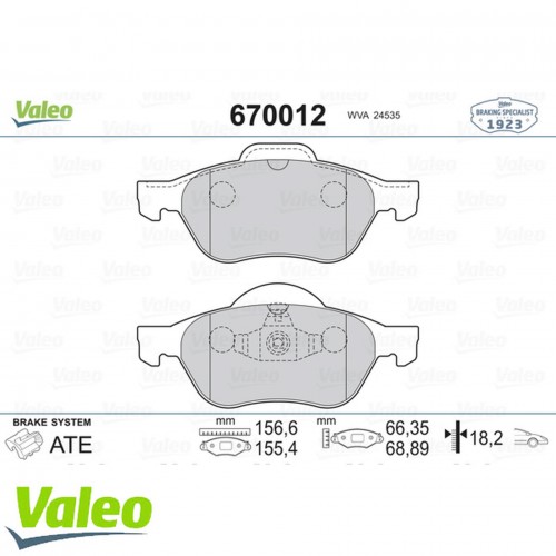 FREN BALATASI ÖN MGN II SCENIC 15 DCI/1.6 16V 03-