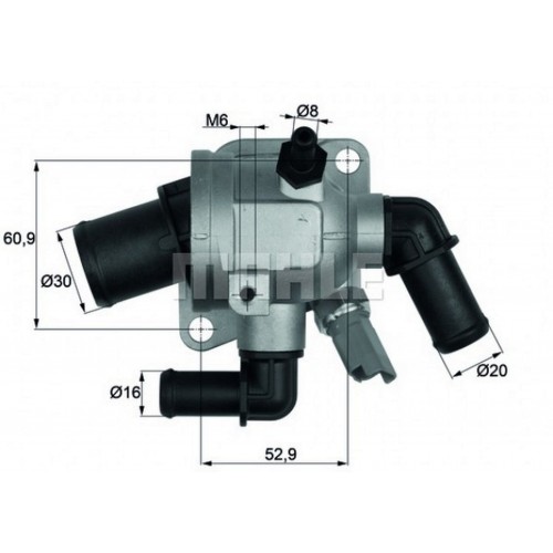 TERMOSTAT G982.88 (KOMPLE) (88C) DOBLO-FIORINO-LINEA-PUNTO-CORSA D-ASTRA H-COMBO 1.3JTD-CDTİ(MÜŞÜRLÜ