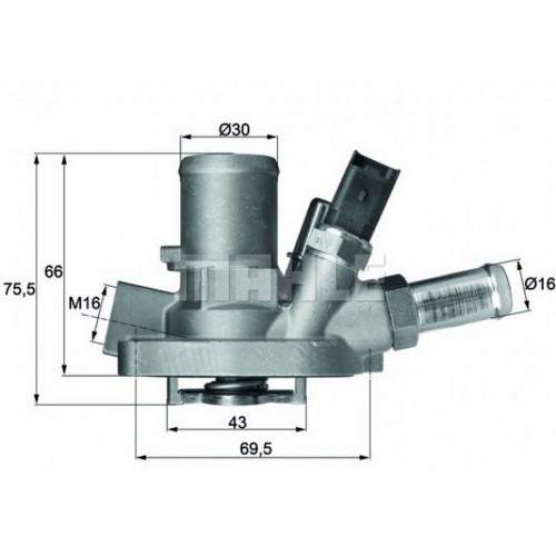 TERMOSTAT (KOMPLE) LINEA-BRAVO II-GRANDE PUNTO 1.4 T-jet 07- (G1019.80)