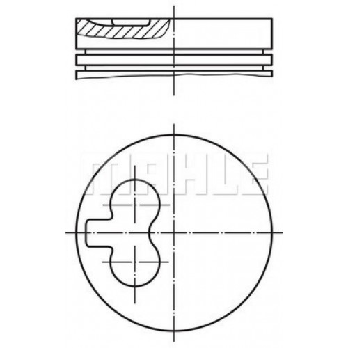 PISTON SEGMAN 85.00 MM STD 406-605 XUD11 ATE