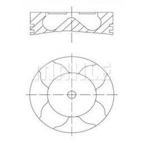 PISTON SEGMAN 82.00 MM ( 0.40) BRAVO/STILO - VECTRA.ASTRA Z19 DTH- DTJ