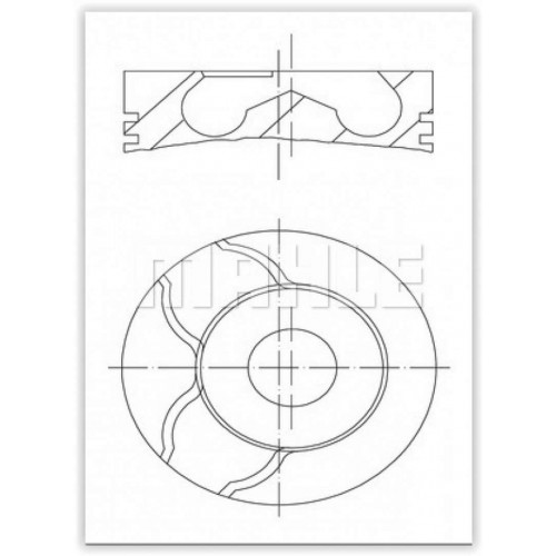 PISTON SEGMAN 76.00 MM ( 0.50) CLİO-KANGOO 1.5 DCİ K9K (26 PİM)