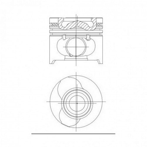 PISTON SEGMAN 76.00 MM ( 1.00) CLİO-KANGOO 1.5 DCİ K9K (26 PİM)