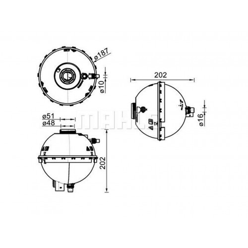 RADYATÖR YEDEK SU DEPOSU F20-F20 LCİ-F21-F21 LCİ-F22-F22 LCİ-F23-F23 LCİ-F30-F30 LCİ-F31-F31 LCİ CRT 211 000S