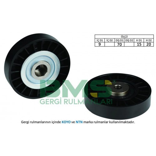 ALTERNATÖR GERGİ RULMANI CLIO II 1.4-1.6 98-05 KANGOO 1.4 97- EXP 1.4 97