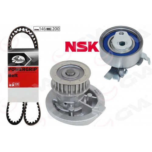 DEVİRDAİMLİ EKSANTRİK GERGİ KİTİ VECTRA A-OMEGA A-ASTRA F-CALIBRA-KADETT E 1.8i-2.0i 8V 18SV-C18NZ