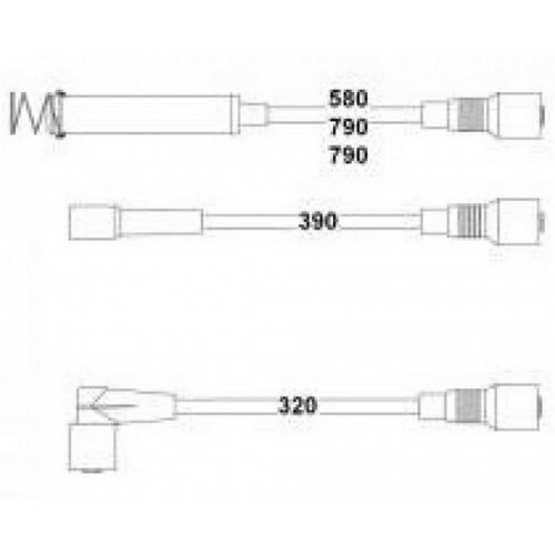 BUJİ KABLOSU VECTRA A 1.8i-2.0 NZ-NE