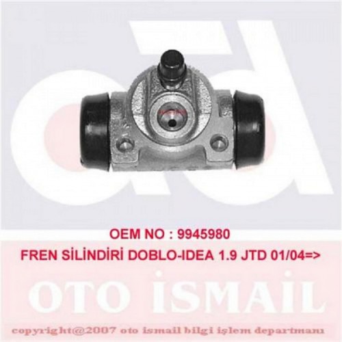 FREN SİLİNDİRİ ARKA [ FIAT DOBLO, IDEA 1.9 JTD ]