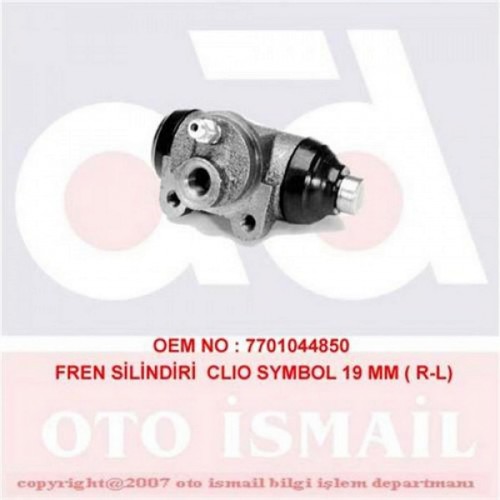 FREN SİLİNDİRİ [ RENAULT CLIO SYMBOL 1.2/1.4 16V ]