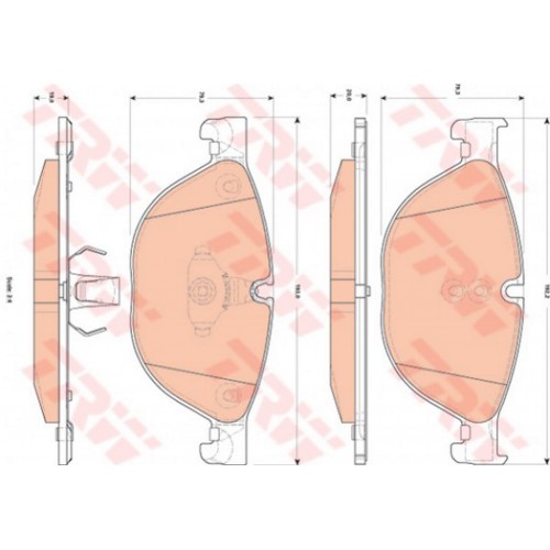 FREN DİSK BALATASI ÖN [ BMW F01 , F02 , F07 , F10 530İ / 535İ / 550İ / 750İ 2010-2014 ]