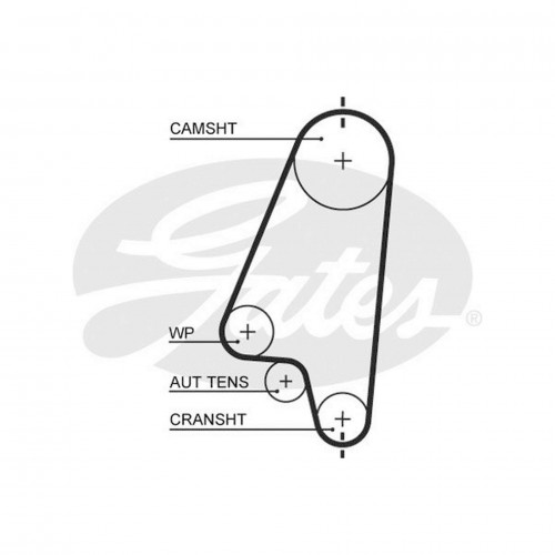 TRİGER KAYIŞI (OPEL ASTRA F 1.4 1.4İ 1.4 Sİ 1.6 1.6İ 1.6Sİ - COMBO 1.2 1.4 )