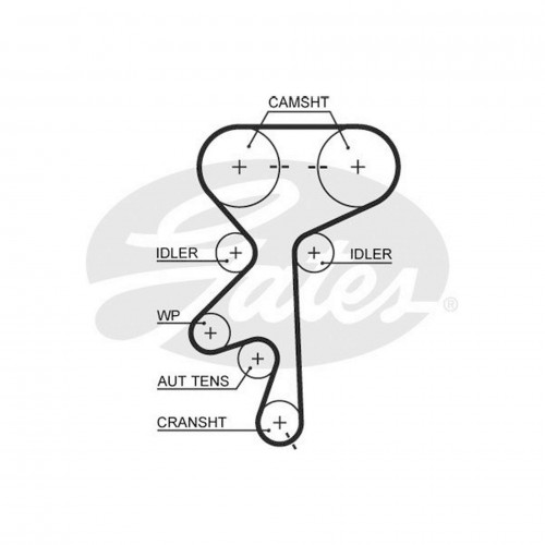 TRİGER KAYIŞI 162 DİŞ [ OPEL ASTRA G Z16XE 1998-2004, VECTRA C 2002-2004 ]