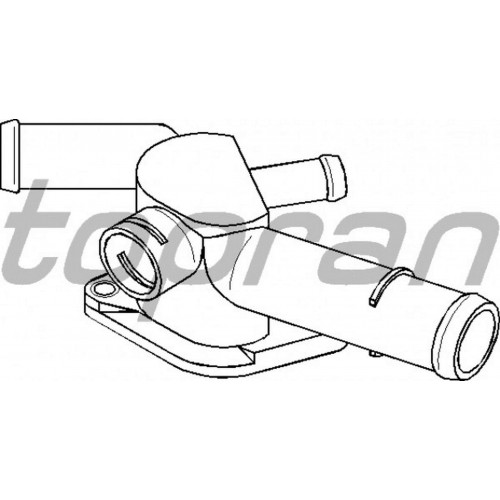 755 TERMOSTAT YUVASI FLANŞI BORA 98-05 - GOLF IV 97-05 1.6-2.0-POLO 1.6 97-01 - T4 2.0 03
