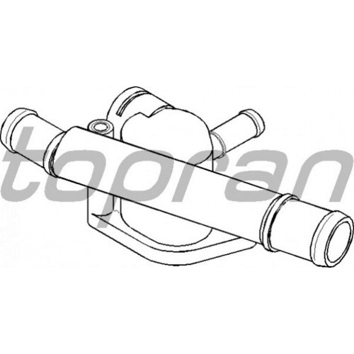 755 TERMOSTAT YUVASI FLANŞI BORA-GOLF IV-POLO-SHARAN 1.9TDI 1.4 TDI 2.5 TDI 98-06 -A3-A4