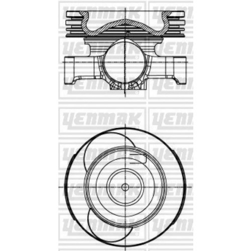 MOTOR PİSTON SEGMAN TALİSMAN . 1.6 DCİ 76