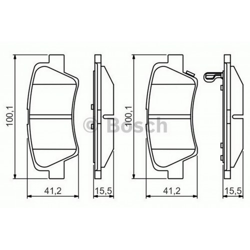 FREN BALATA ARKA [ HYUNDAI ACCENT BLUE, I10, I30, I40, ELANTRA, TUCSON, RIO, SOUL 2011- ]