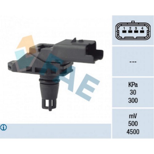 HAVA SICAKLIK MAP SENSÖRÜ 207-208-301-308-407-508-3008-5008-PARTNER EXPERT-C3 II-C4 II-C5 III-DS3 DS4-DS5-JUMPY-BERLINGI-CONNECT 13 COURIER 14 FIESTA 11 FOCUS III CMAX 11 FORD KA-FIAT SCUDO