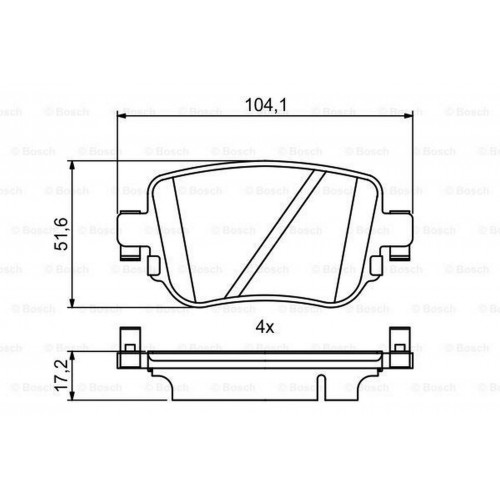 FREN BALATASI ARKA SKODA OCTAVİA [5E5] COMBİ