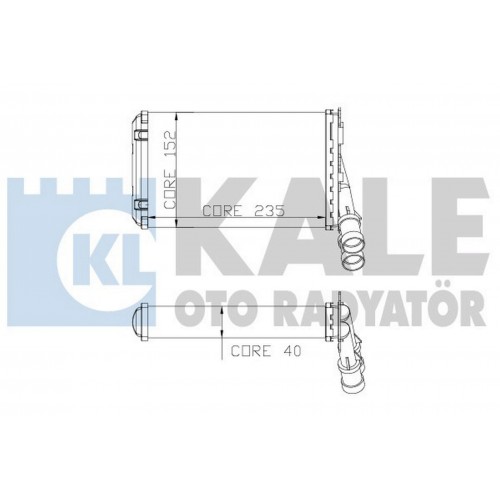 KALORİFER RADYATÖRÜ PARTNER-BERLINGO 1.9D-2.0HDI 97-08 -P306-XSARA-XANTIA-ZX 1.6-1.8-2.0-1.4HDI-1.5D 97-05 BEHER TİPİ