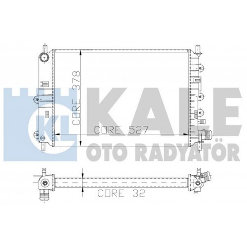 RADYATÖR ESCORT CL 2 SIRA AL PL SİSTEM