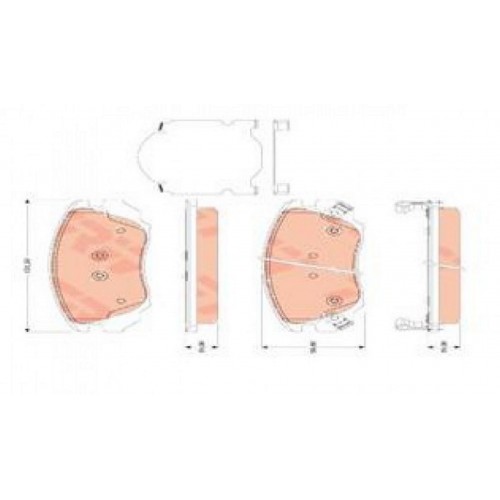 ÖN BALATA INSIGNIA 1.6-1.6T-1.8-2.0CDTI 08 13 SAAB 9.5 10 CAMARO 3.6 11 16 JANT