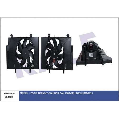 FAN MOTORU FORD TRANSIT COURIER 15.-1.6 TDCI 14 KLİMALI