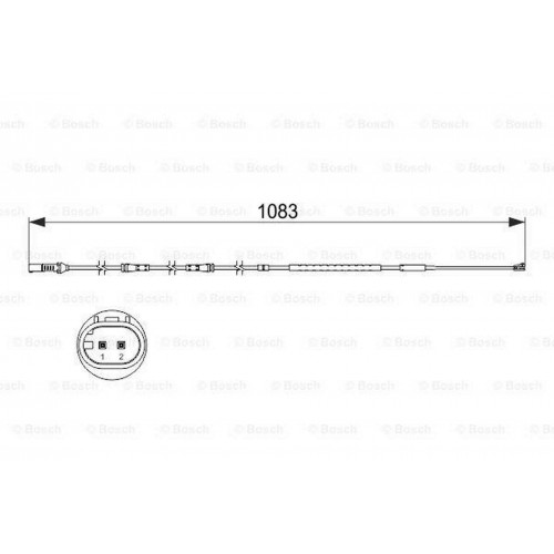 FREN BALATASI İKAZ KABLOSU ÖN 1083MM BMW F10 5 5 SERİSİ 520 11-16, 525 D 11-16