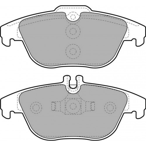 FREN BALATASI ARKA MERCEDES-BENZ C 180 08-14, C 200 07-14, C 230 07-14, C 250 09-14, C 280 07-14, E 200 13-16, E 220 09-15, SLK 250 11 -, SLC 180 16 -