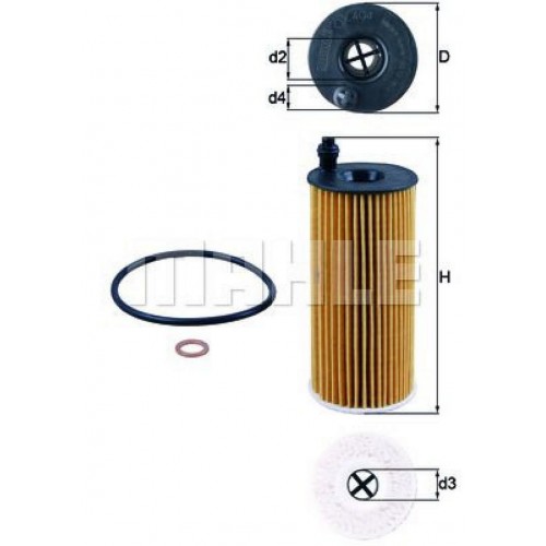 YAĞ FİLTRESİ BMW 114 12-15, 116 11-19, 118 15-19, 120 12-19, M 140 16-19, 125 11-19, 218 14-15, 225 15 -, TOYOTA AURIS 1.6 15-18, AVENSIS 1.6/2.0 15-18, VERSO 1.6 13-18