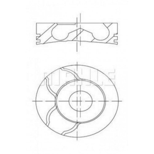 PISTON SEGMAN STD DUCATO III IVECO DAILY-KARSAN JEST 2.3JTD C13 F1A EURO5 MOTOR 11 14 040