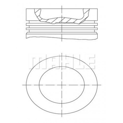 MOTOR PİSTON SEGMAN CRAFTER-AMAROK-PASSAT 81mm 0.50 CKUB-CKTB-CFFA-CFFB-CFGB-CFGC-CNFA-CNFB 87-891807-32