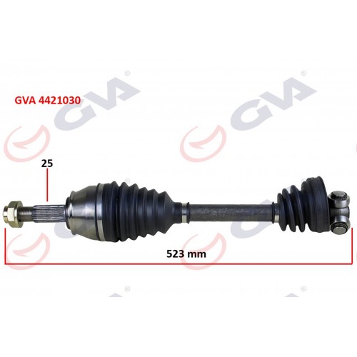 KOMPLE AKS SAĞ PALIO-ALBEA-DOBLO 1.3 MTJ 06 KISA TİP 523mm