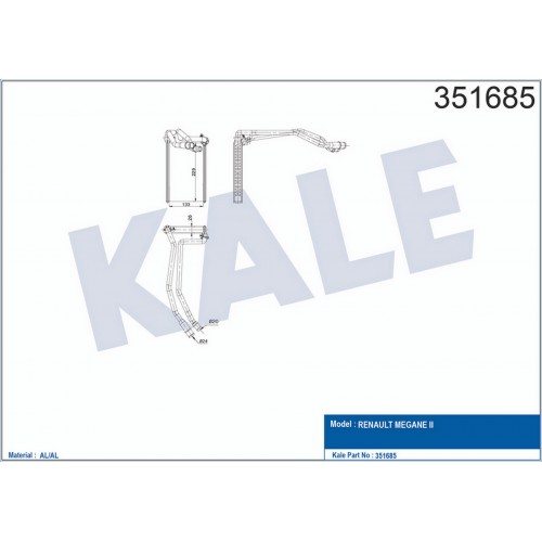 KALORİFER RADYATÖRÜ MEGANE II