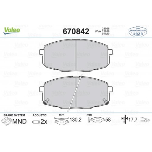 ÖN BALATA HYUNDAI İ30 1.4-1.6-2.0-1.6 CRDI-2.0 CRDI 10/07 KIA CEED 06