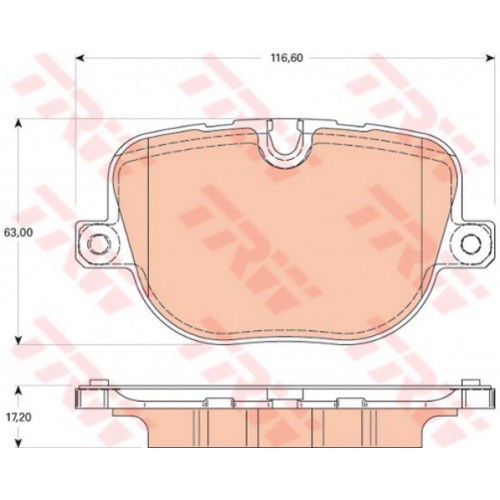 FREN BALATASI ARKA LAND ROVER RANGE ROVER III 5.0 4X4 09-12, 4.4 D 4X4 10-12