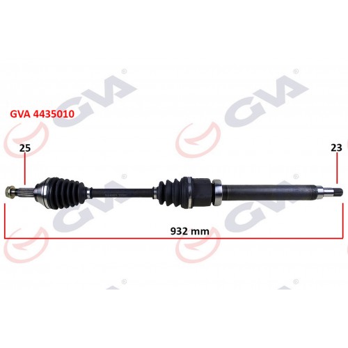 KOMPLE AKS SAĞ FOCUS 1.4 16V DAW-DBW 98-04 934mm