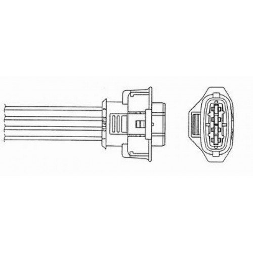 OZA334-SZ3 OKSİJEN SENSÖRÜ NGK-0407/NGK-0418/NGK-0485/NGK-0496/NGK-1330/NGK-1705/NGK-1706/NGK-97426