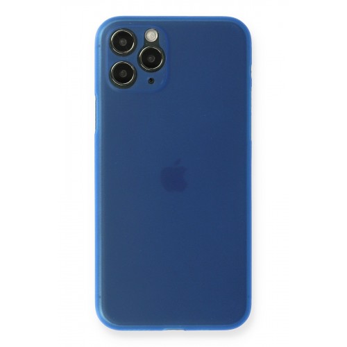 Newface iPhone 11 Pro Kılıf PP Ultra İnce Kapak - Mavi