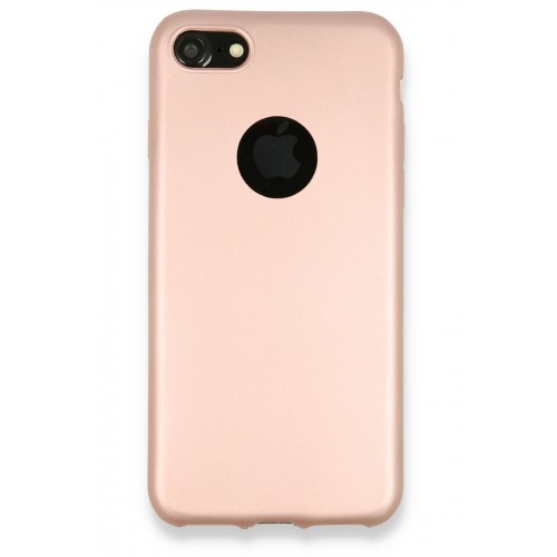 Newface iPhone 8 Kılıf Premium Rubber Silikon - Rose Gold